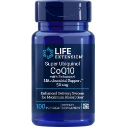 Super Ubichinolo CoQ10 con Enhanced Mitochondrial Support™, 50 mg 100 capsule molli