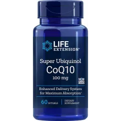 Super Ubichinol Koenzym Q10 100 mg, 60 kaps.