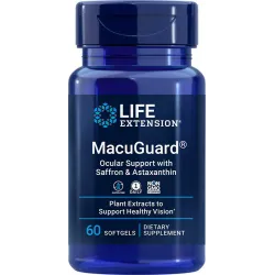 Soporte ocular MacuGuard® con azafrán y astaxantina