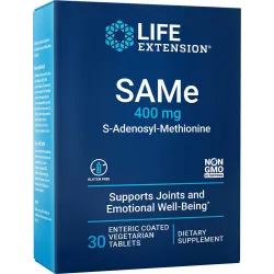 SAM-e 400 mg (S-adenozylometionina) 30 comprimidos